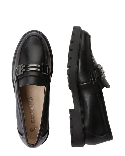 Caprice Black Slipper
