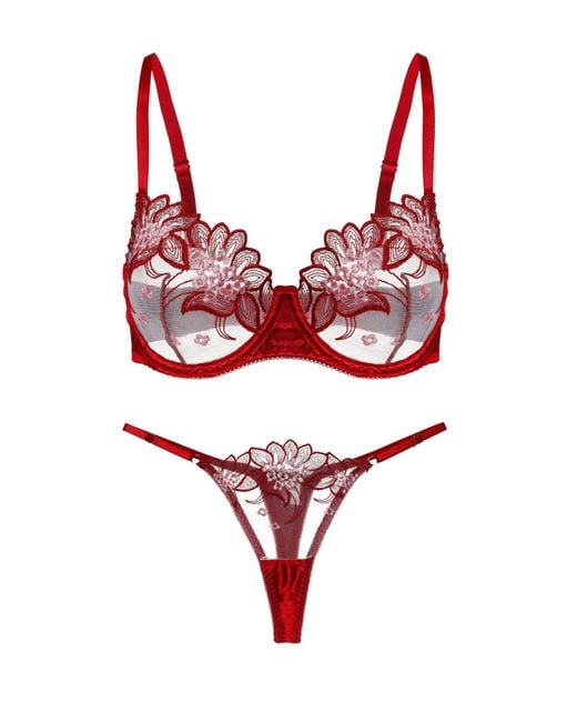 Carré Chic Red Carr Chic Wäsche-Sets