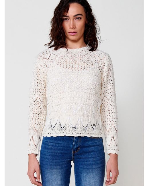Koröshi White Pullover