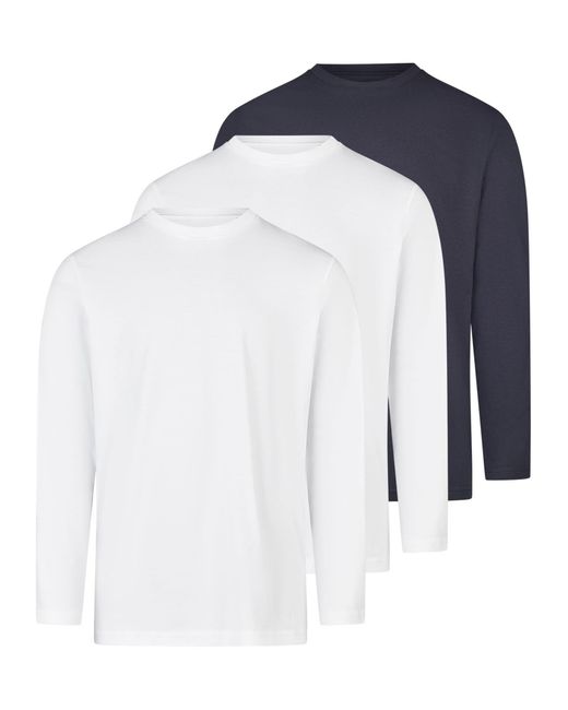 RAGMAN Shirt Basic in Blue für Herren