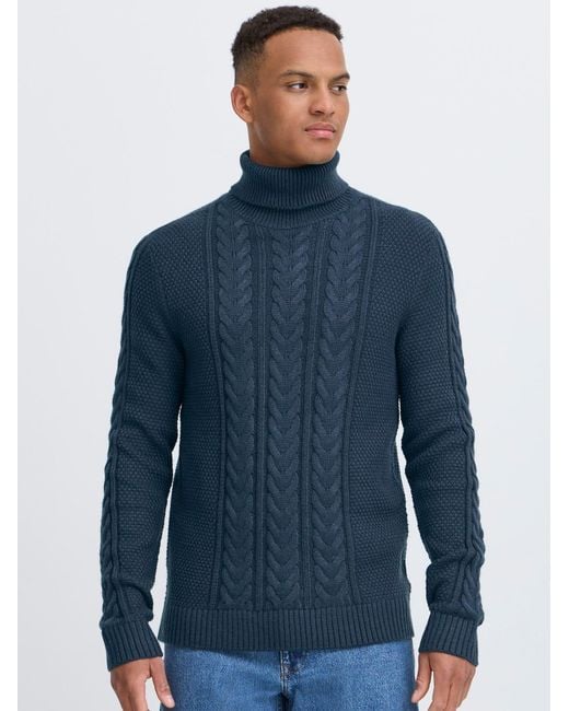 Blend Rollkragenpullover Bhbasim in Blue für Herren
