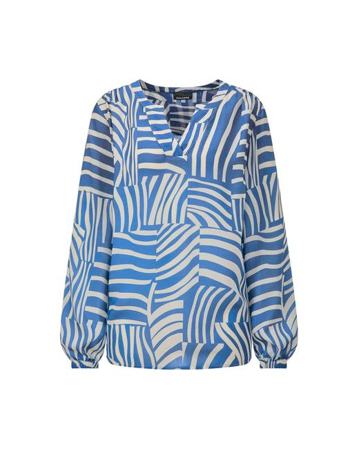 Goldner Blue Bluse