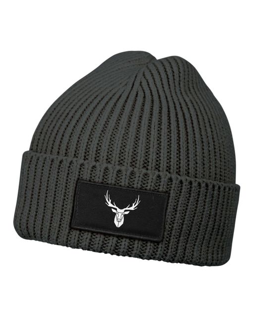 Neverless Mütze Hirschgeweih in Gray für Herren