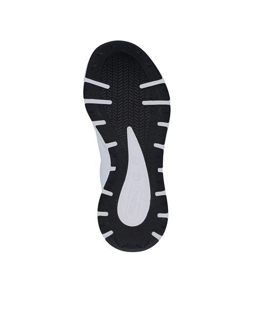Rieker White Plateausneaker Schnürschuh, Freizeitsneaker, Halbschuh mit MemoSoft-Innensohle