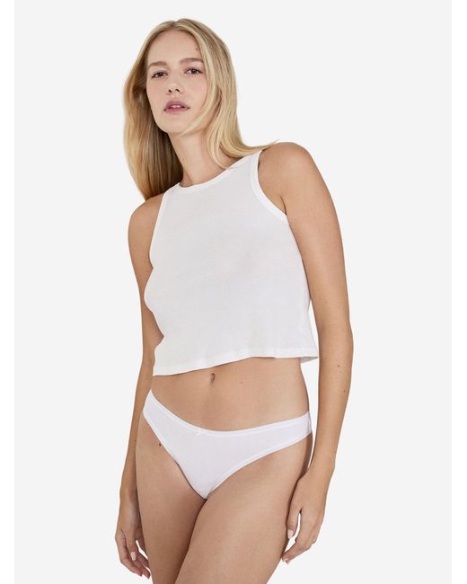 Etam White String Jack