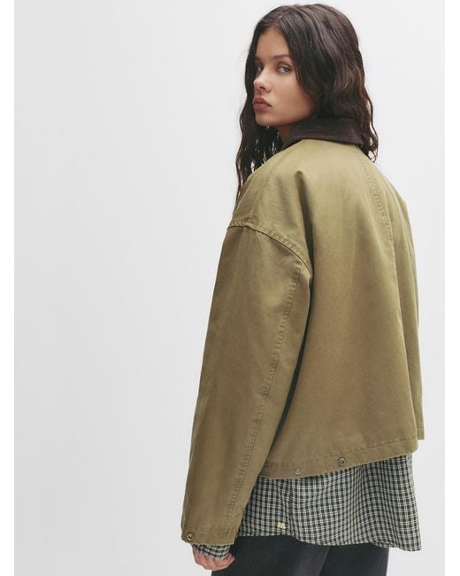 Pull&Bear Green Jacke Pacific