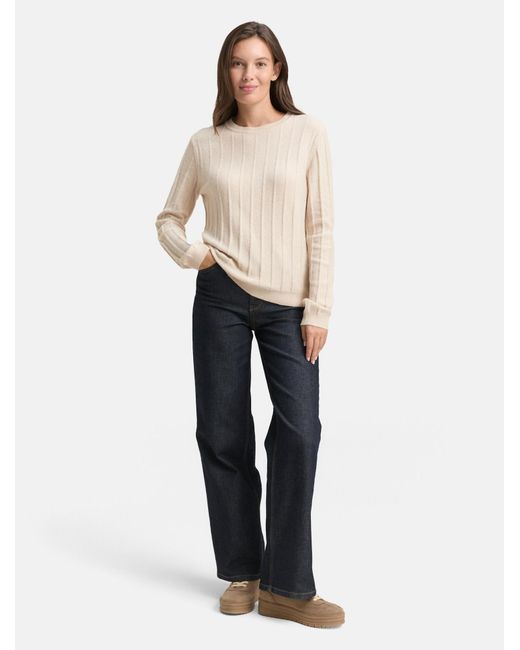 Tom Tailor White Pullover