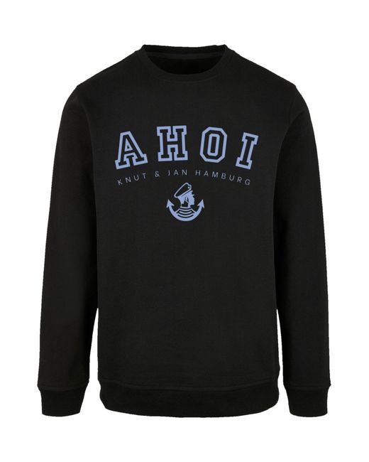 F4NT4STIC Sweatshirt Ahoi Knut & Jan Hamburg in Black für Herren