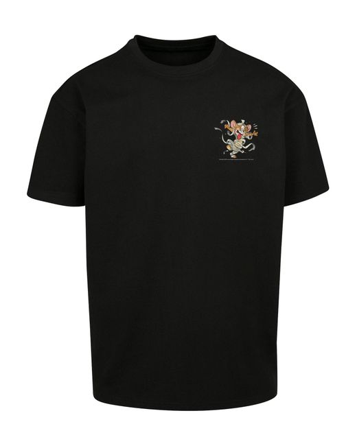 F4NT4STIC T-Shirt Tom And Jerry Mummy Jerry in Black für Herren