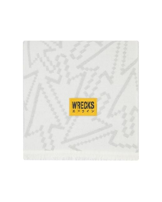 Edwin Schal Cursor Scarf in White für Herren