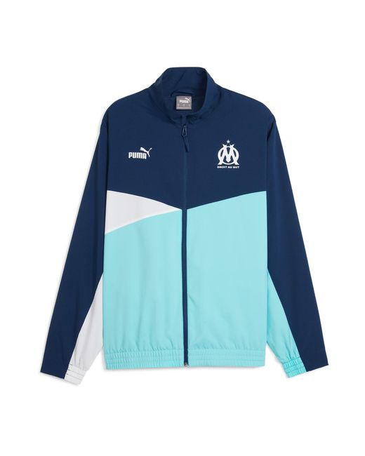 PUMA Trainingsjacke 'olympique de marseille' in Blue für Herren