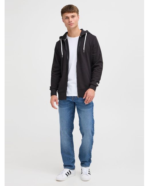 Solid Sweatjacke Chali in Black für Herren