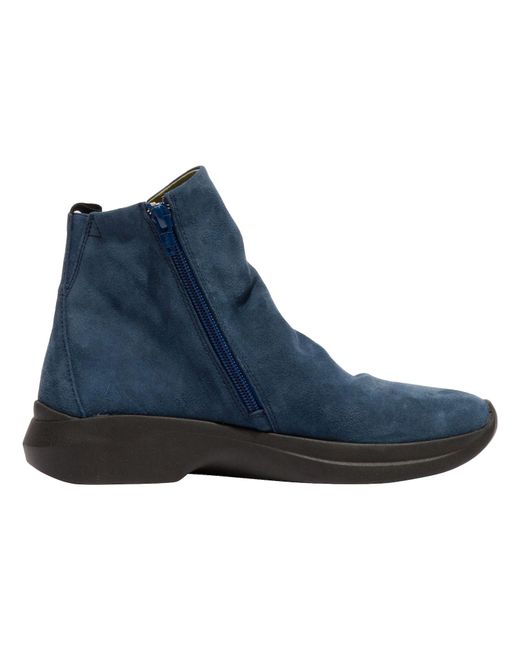 Softinos Blue Ankle Boots