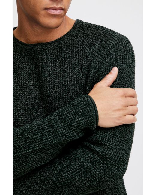 Solid Pullover in Black für Herren