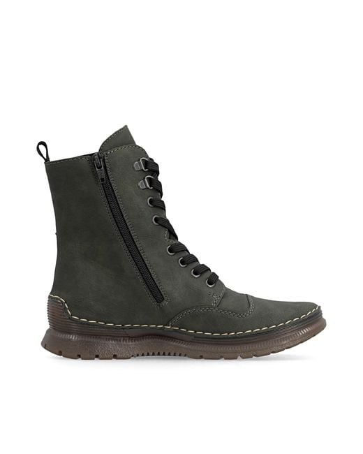 Rieker Black Schnürstiefelette