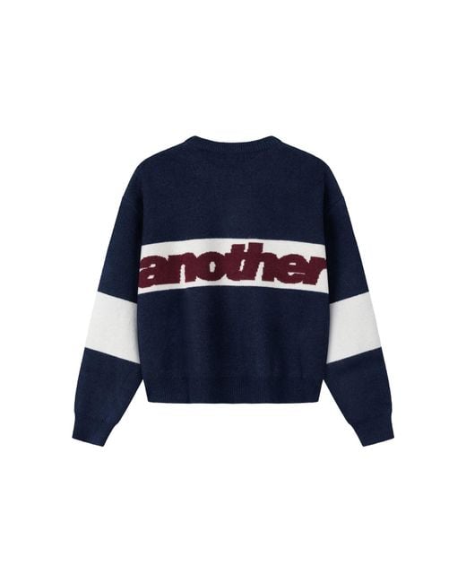 Another Cotton Lab Blue Pullover