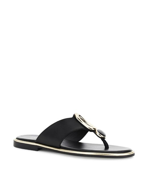CafeNoir Black Caf Noir Flip Flops