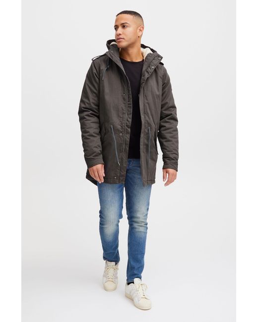Solid Winterparka Darnell in Gray für Herren