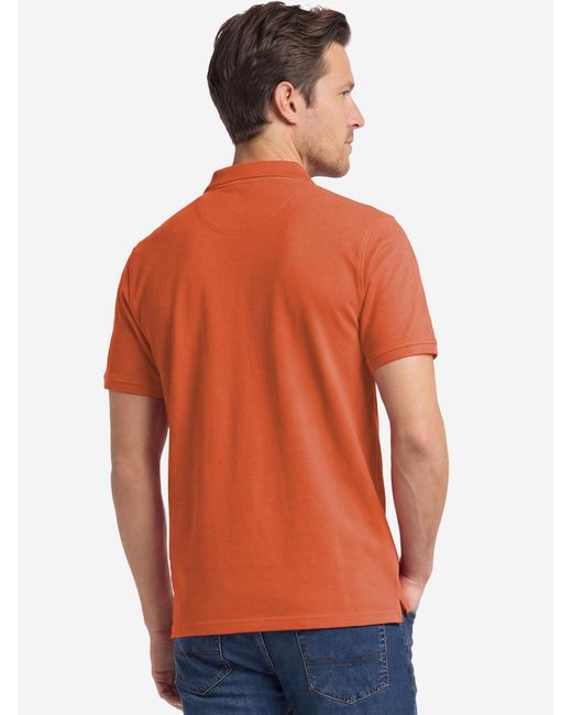 Redmond Shirt Basic in Orange für Herren