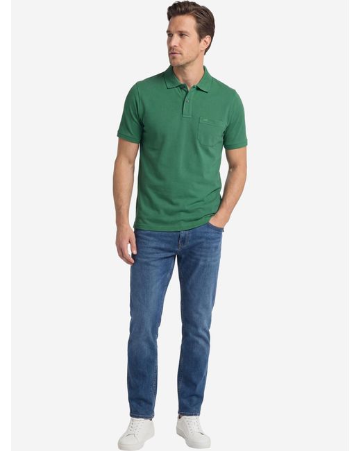 Redmond Shirt Basic in Green für Herren