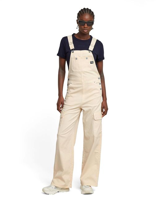 G-Star White Latzhose
