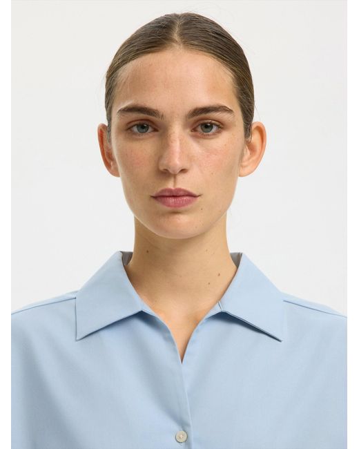 SELECTED Blue Bluse Slfester