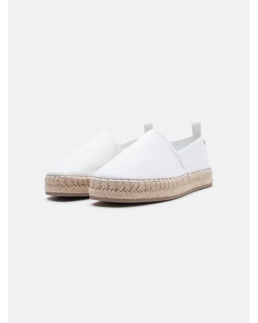 Calvin Klein White Espadrilles Tessa