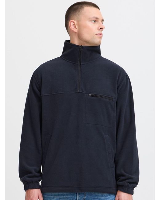 Solid Pullover Matzo in Blue für Herren