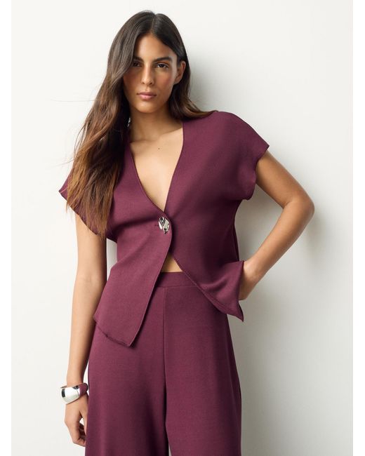 Next Purple Bluse