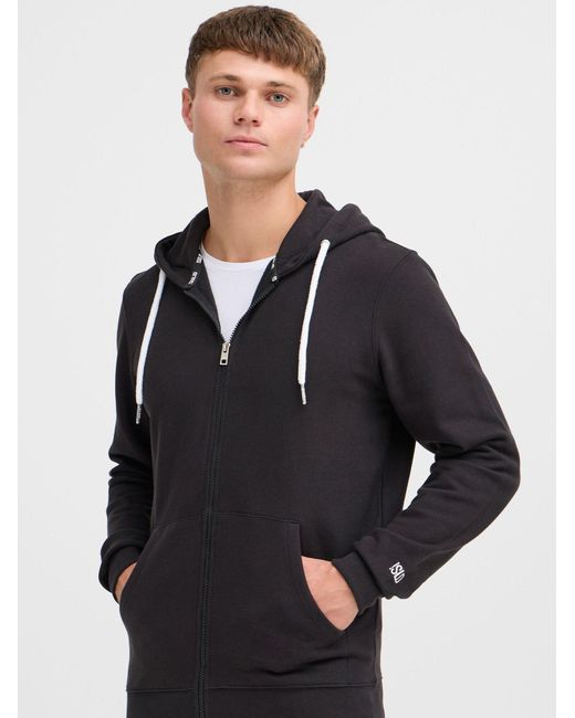 Solid Sweatjacke Chali in Black für Herren