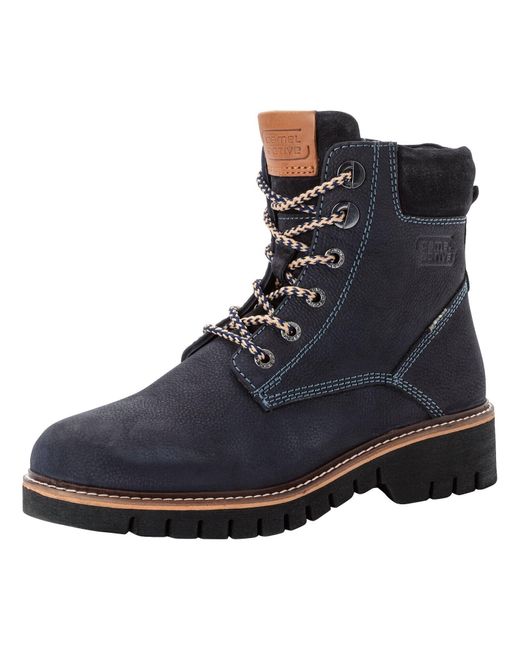 Camel Active Blue Isa Boot Aus Echtem Leder