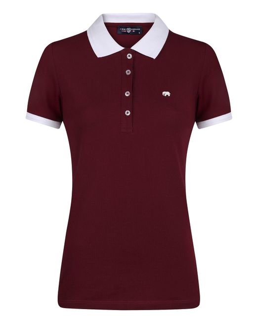 Jimmy Sanders Red Polo Shirt Kurz Arm