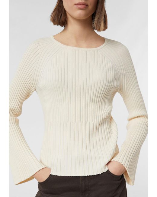 Comma, White Strickpullover