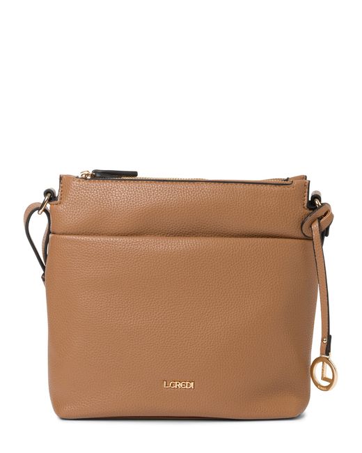 L. CREDI Brown Handtasche Ella