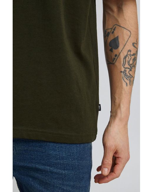 Solid T-Shirt Cadel in Green für Herren