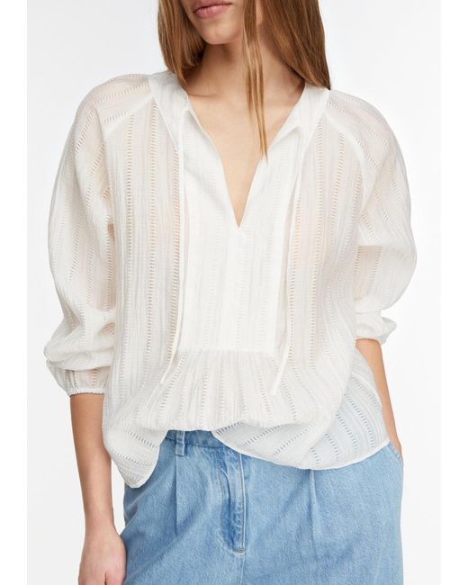 Comma, White Bluse