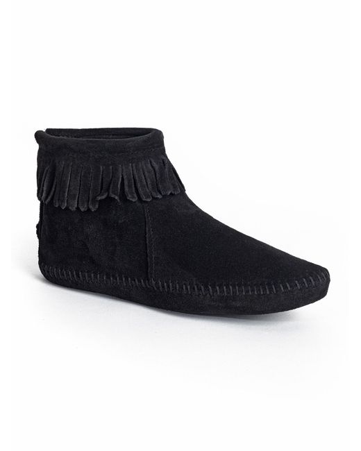 Minnetonka Black Stiefelette