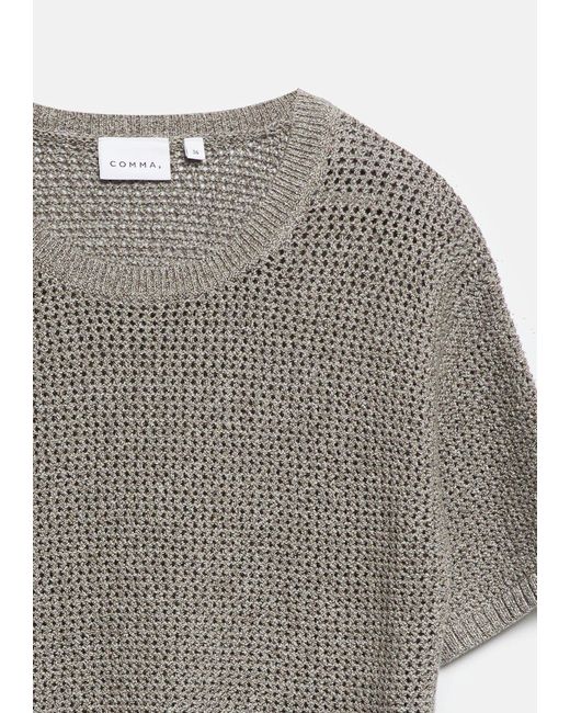 Comma, Gray Pullover