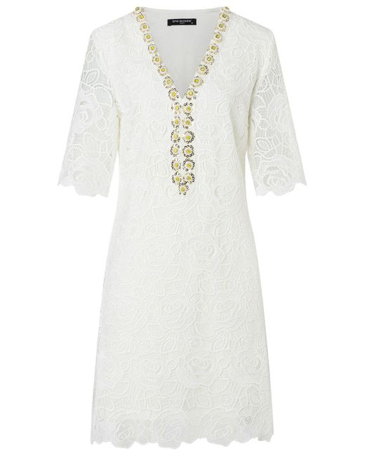 Ana Alcazar White Kleid Daeva