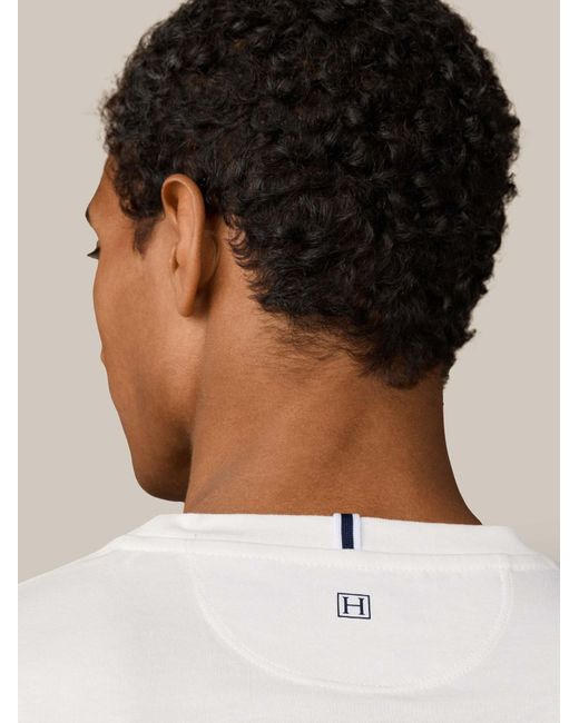 Hackett Basic-T-Shirt in White für Herren