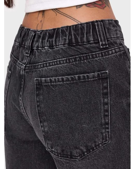 its basic Blue Its Basic Jeans Elasticated Baggy Denim Short