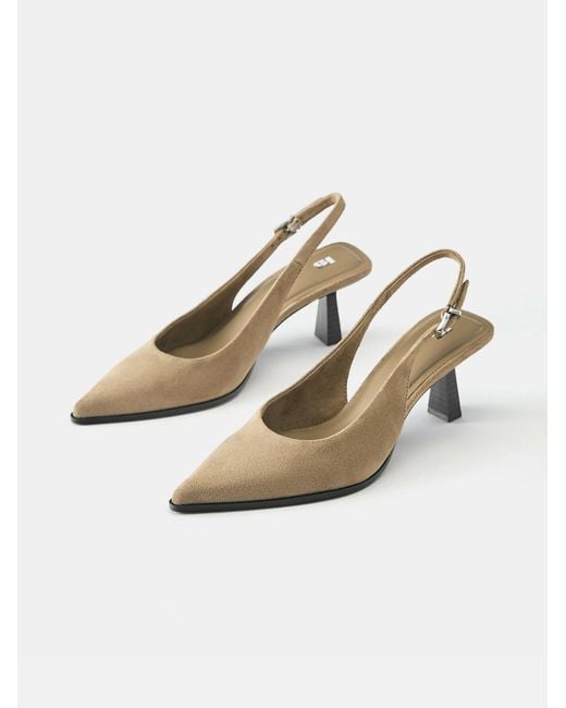 Pull&Bear Metallic Pumps
