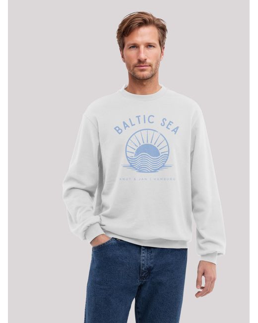 F4NT4STIC Sweatshirt Baltic Sea Knut Und Jan in White für Herren