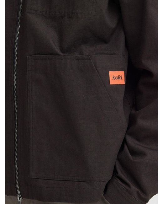 Solid Hemdjacke Sdtywin in Black für Herren