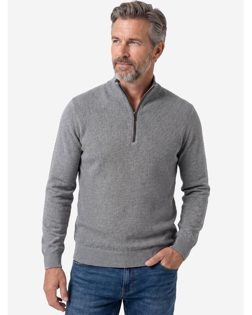 Redmond Pullover Basic in Gray für Herren