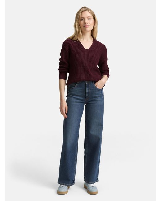Tom Tailor Purple Pullover