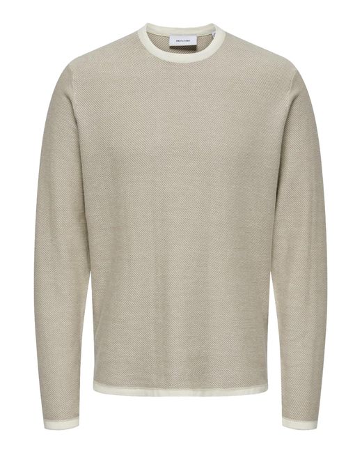 Only & Sons Pullover Timmy in Gray für Herren