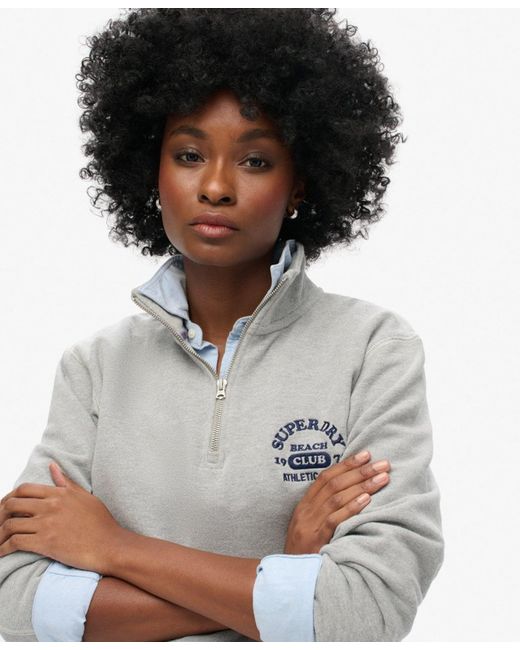 Superdry Gray Sweatshirt 'Athletic Essentials'