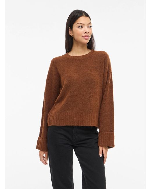 Vila Brown Pullover Viluna