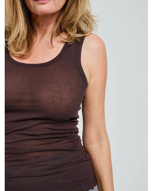 Seamless Basic Brown Top Bella